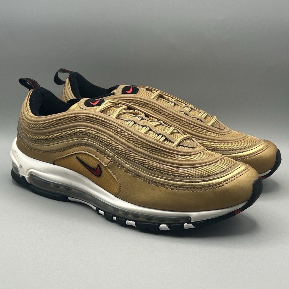 2022 Nike Air‎ Max 97 OG Metallic Gold Retro Shoes -  Men's Size 11.5 USED